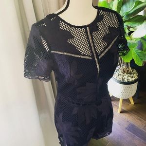 SOLD: Anthro Adelyn Rae Navy Romper
